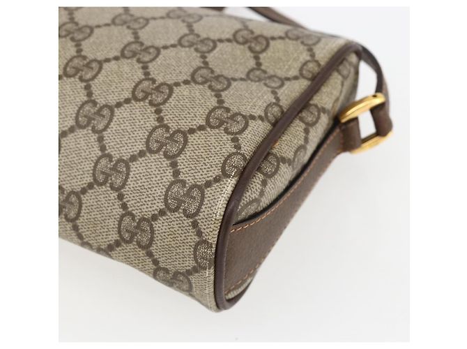 Bolso Sherry Line GG Supreme Web de GUCCI en PVC beige y dorado 89 02 018 Auth 170267 - vista 15