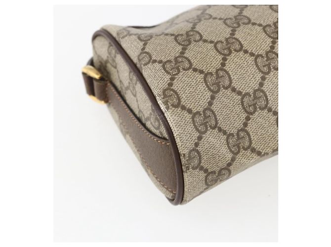 Bolso Sherry Line GG Supreme Web de GUCCI en PVC beige y dorado 89 02 018 Auth 170267 - vista 16