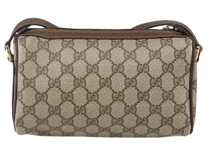 Bolso Sherry Line GG Supreme Web de GUCCI en PVC beige y dorado 89 02 018 Auth 170267 - vista 2