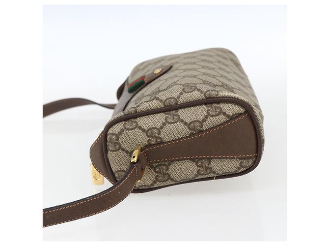Bolso Sherry Line GG Supreme Web de GUCCI en PVC beige y dorado 89 02 018 Auth 170267 - vista 3