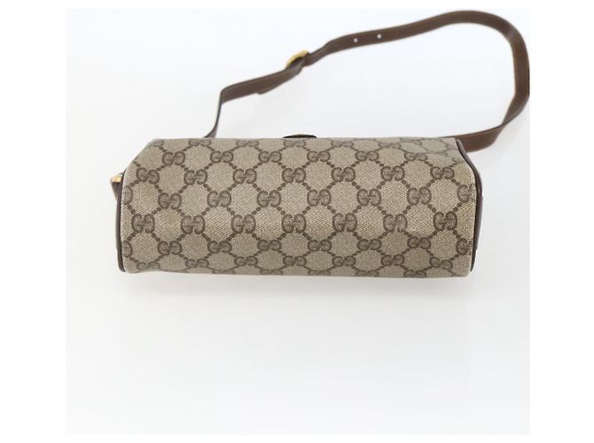 Bolso Sherry Line GG Supreme Web de GUCCI en PVC beige y dorado 89 02 018 Auth 170267 - vista 5