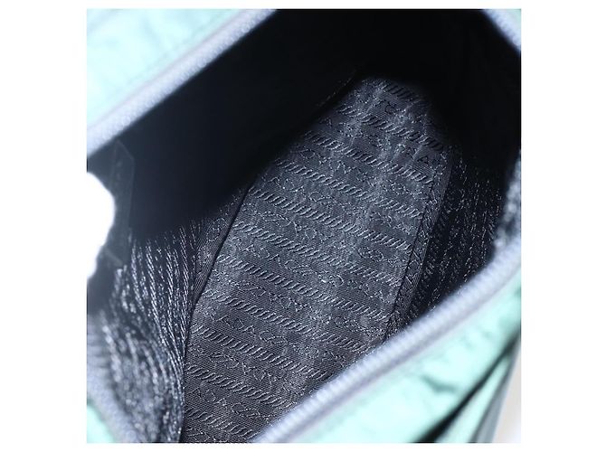 Prada Tote Tasche aus Nylon Grün Authentisch 170398 - Ansicht 10