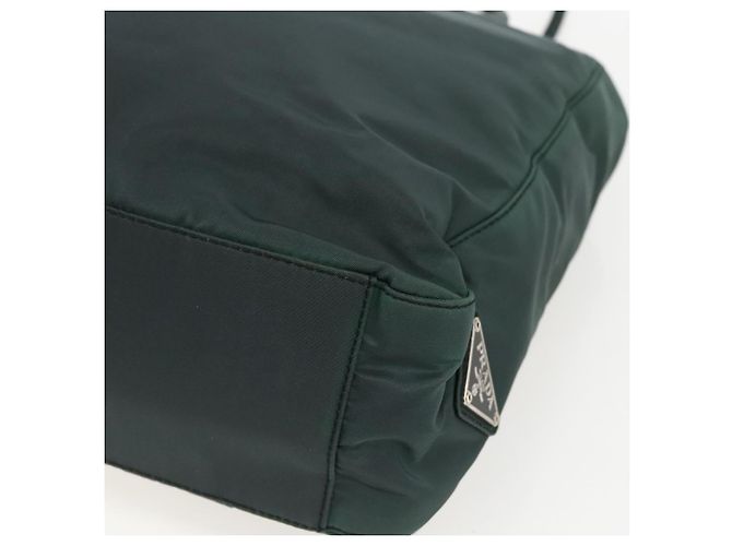 Prada Tote Tasche aus Nylon Grün Authentisch 170398 - Ansicht 16