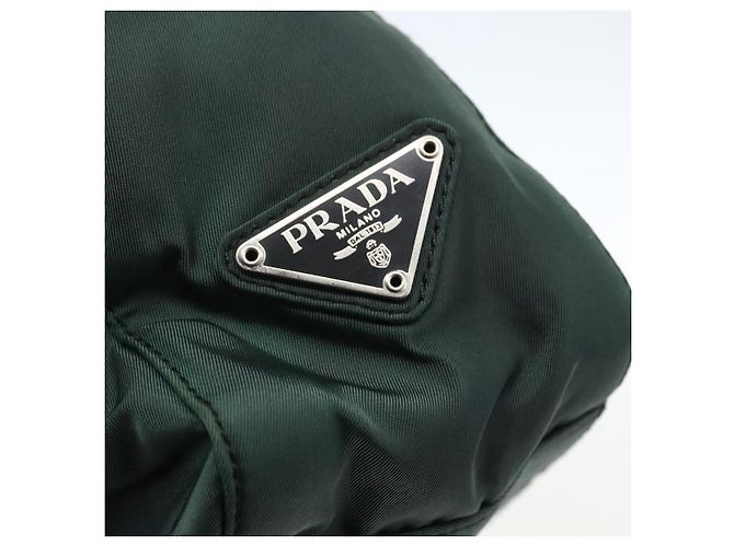 Prada Tote Tasche aus Nylon Grün Authentisch 170398 - Ansicht 18