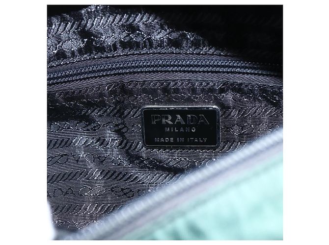 Prada Tote Tasche aus Nylon Grün Authentisch 170398 - Ansicht 19