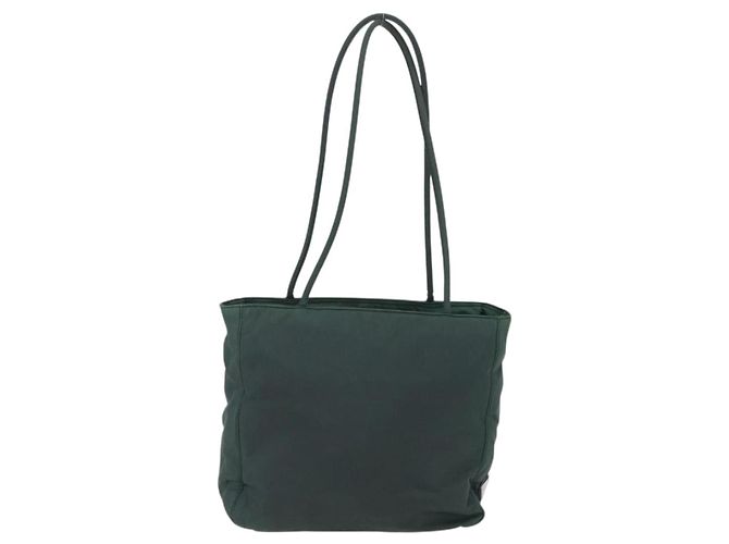Prada Tote Tasche aus Nylon Grün Authentisch 170398 - Ansicht 2