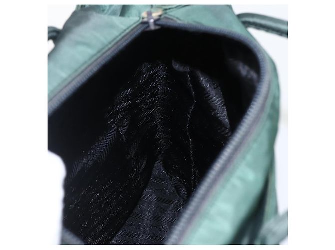 Prada Tote Tasche aus Nylon Grün Authentisch 170398 - Ansicht 21