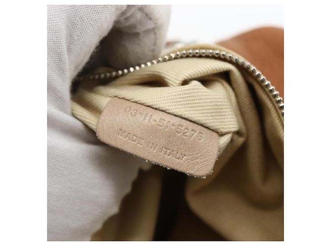 Chloé Borsa a mano Chloe Paddington in pelle marrone oro argento Auth BA9967V D'oro - vista 12