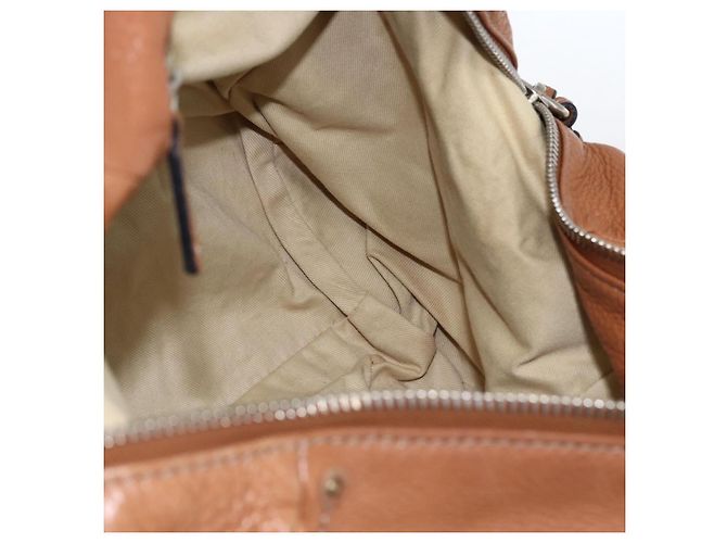 Chloé Borsa a mano Chloe Paddington in pelle marrone oro argento Auth BA9967V D'oro - vista 22