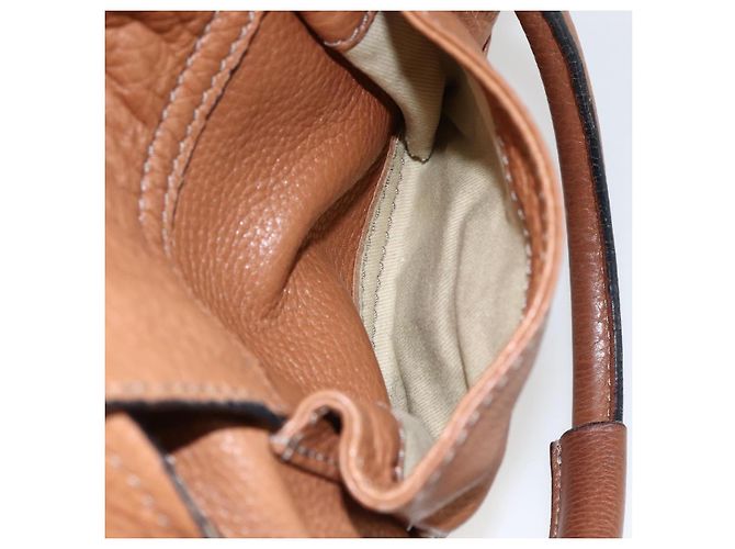 Chloé Borsa a mano Chloe Paddington in pelle marrone oro argento Auth BA9967V D'oro - vista 25