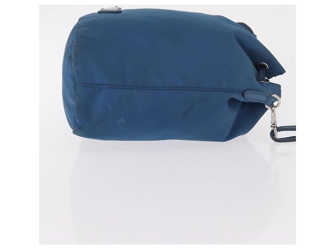 PRADA Tasche aus Nylon hellblau Silber authentisch 170492 - Ansicht 3