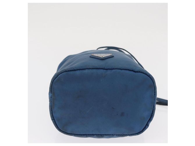 PRADA Tasche aus Nylon hellblau Silber authentisch 170492 - Ansicht 5