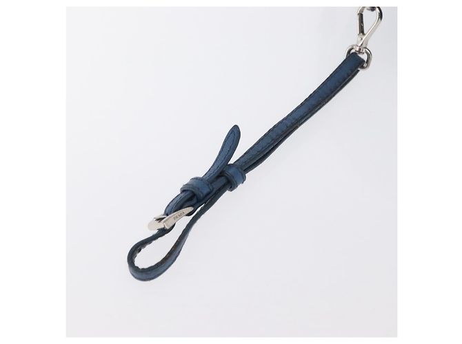 PRADA Tasche aus Nylon hellblau Silber authentisch 170492 - Ansicht 7