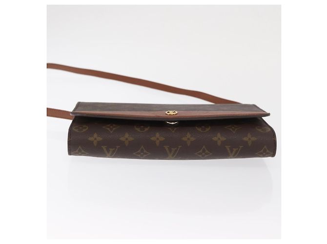 LOUIS VUITTON Borsa a Spalla Monogram Bordeaux 27 M51797 LV Auth ep13165 Monogramma - vista 5