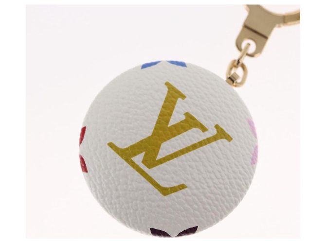 LOUIS VUITTON Monogram Multicolor Astropill Charm Weiß M51911 LV Auth 163476SAV - Ansicht 4