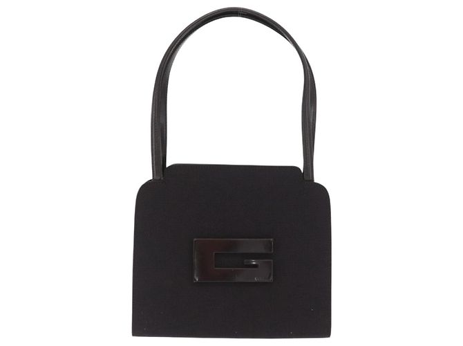 Borsa a mano GUCCI in tela marrone 000 0810 Auth ka2105 - vista 13