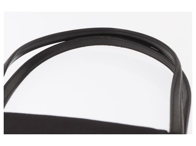 Borsa a mano GUCCI in tela marrone 000 0810 Auth ka2105 - vista 14
