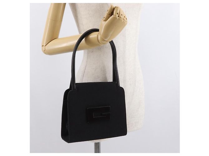 Borsa a mano GUCCI in tela marrone 000 0810 Auth ka2105 - vista 26