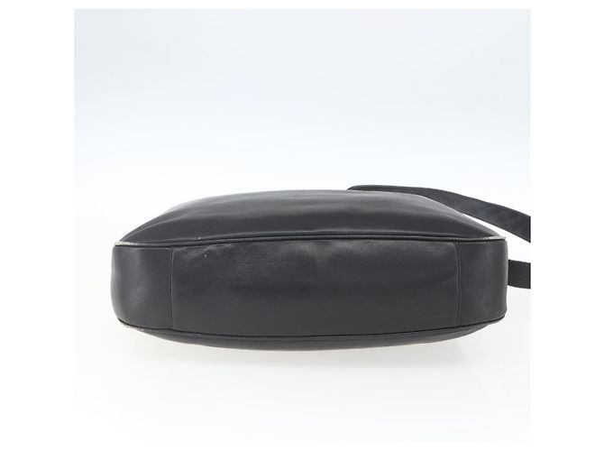 Borsa a mano in pelle Gucci Bamboo 2 in 1 Nero Oro 001 3444 1577 Auth 166674 - vista 5