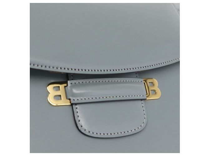 Bally Tote Bag aus Leder Grau Gold Auth BA10108 Braun Golden - Ansicht 17