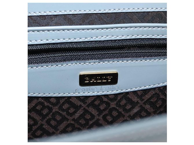 Bally Tote Bag aus Leder Grau Gold Auth BA10108 Braun Golden - Ansicht 18