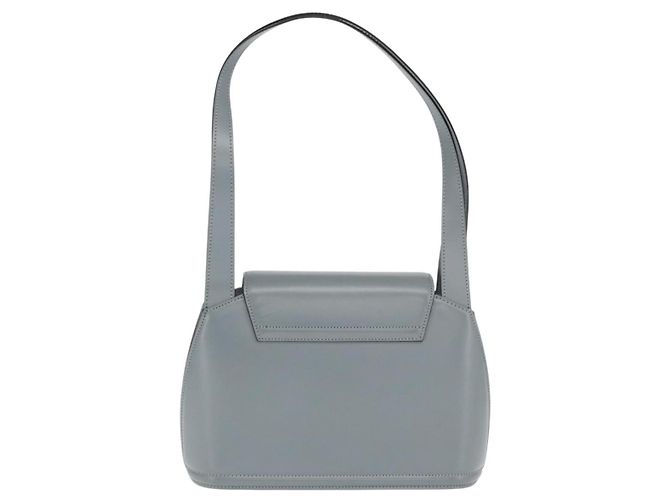 Bally Tote Bag aus Leder Grau Gold Auth BA10108 Braun Golden - Ansicht 2