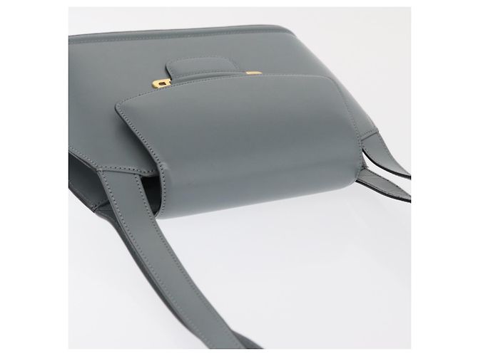 Bally Tote Bag aus Leder Grau Gold Auth BA10108 Braun Golden - Ansicht 6