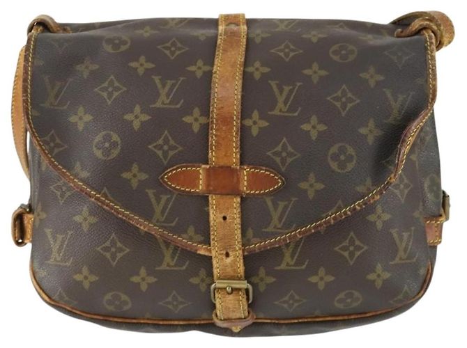 LOUIS VUITTON Borsa a Spalla Monogram Saumur 30 M42256 LV Auth BA10158 Monogramma - vista 13