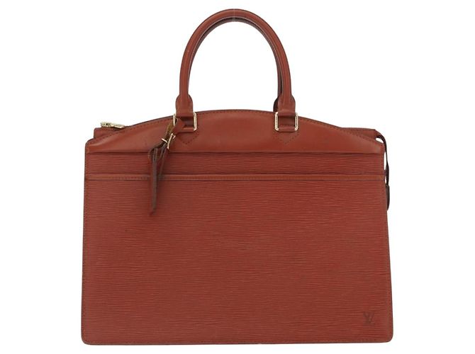 LOUIS VUITTON Borsa a Mano Epi Riviera Marrone M48183 LV Auth ep13237 - vista 13