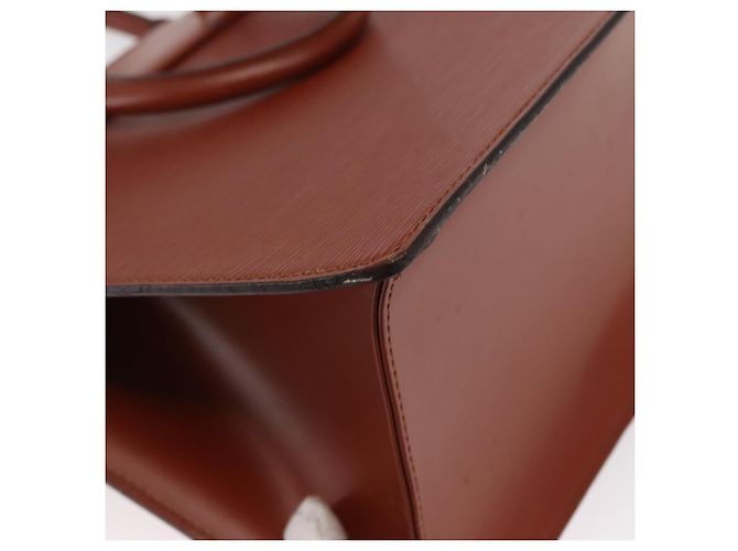 LOUIS VUITTON Borsa a Mano Epi Riviera Marrone M48183 LV Auth ep13237 - vista 16