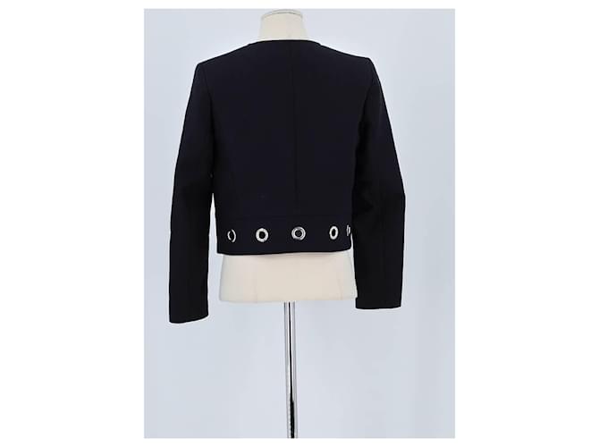 Sandro Giacca in cotone nera Nero - vista 6