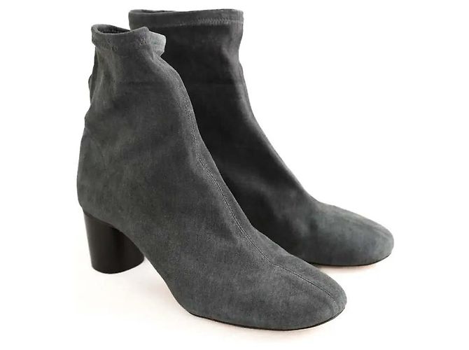 Isabel Marant Botas de ante gris - vista 3