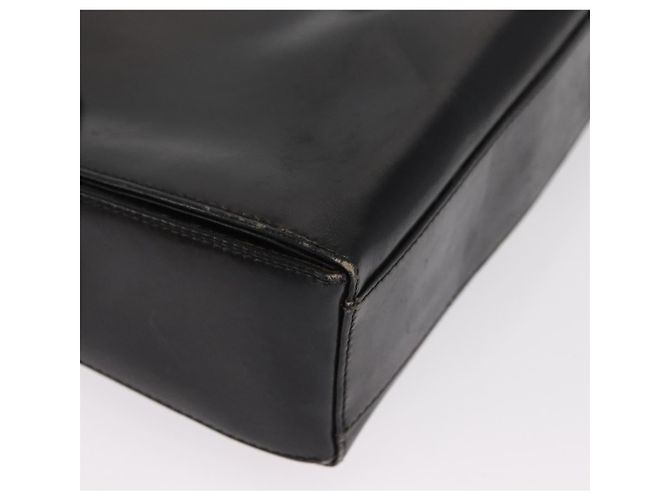 Borsa a Spalla Gancini in Pelle Oro Nero Salvatore Ferragamo Auth 169058 D'oro - vista 16
