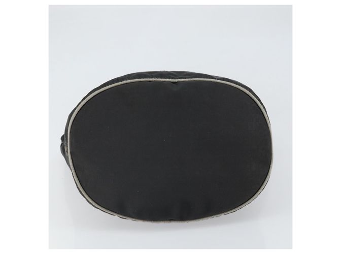 FENDI Handtasche aus schwarzem Nylon mit Silber authentisch ep13140 - Ansicht 5