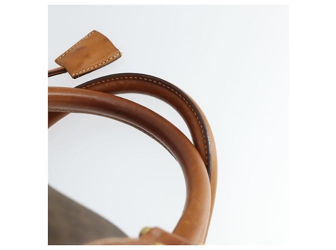 Céline Borsa Boston in tela Macadam CELINE in pelle PVC marrone oro Auth ep12869 D'oro - vista 14