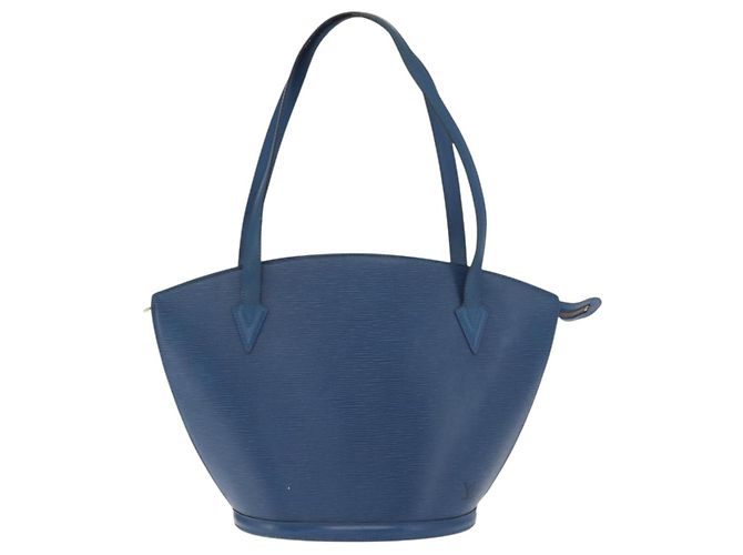 LOUIS VUITTON Borsa a Spalla Epi Saint Jacques Blu M52275 LV Auth ka2040 - vista 13