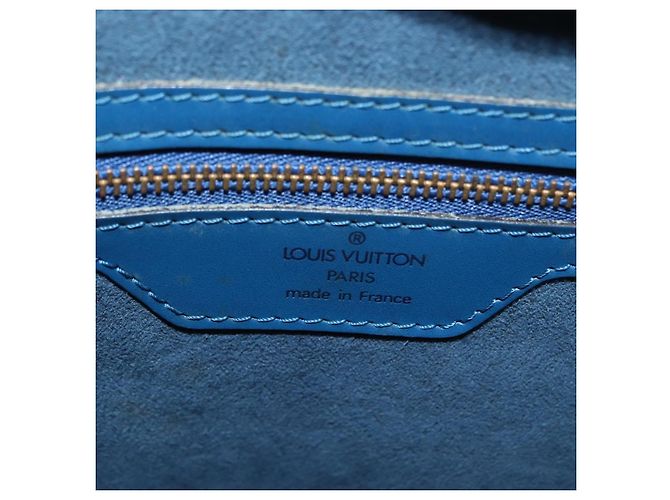 LOUIS VUITTON Borsa a Spalla Epi Saint Jacques Blu M52275 LV Auth ka2040 - vista 17