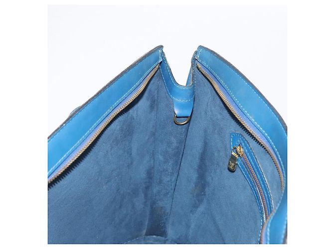 LOUIS VUITTON Borsa a Spalla Epi Saint Jacques Blu M52275 LV Auth ka2040 - vista 19