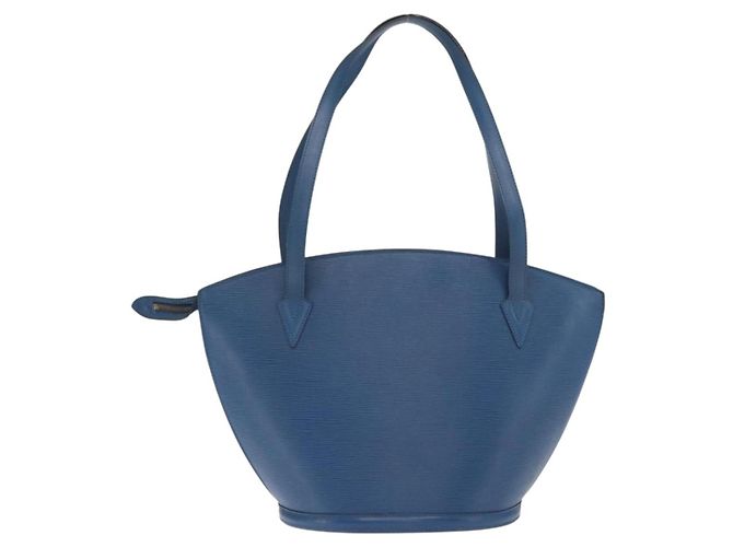 LOUIS VUITTON Borsa a Spalla Epi Saint Jacques Blu M52275 LV Auth ka2040 - vista 2