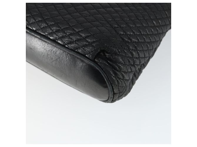 BALLY Borsa a Spalla a Catena in Pelle Nera Oro Auth BA9958 Nero D'oro - vista 15