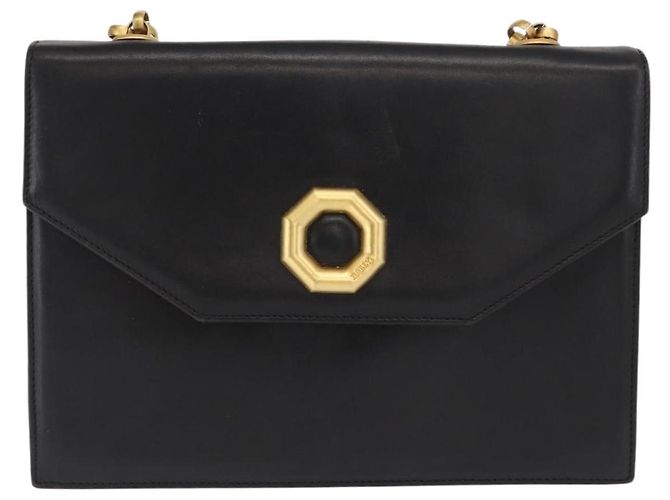 BALLY Borsa a Spalla in Pelle Nera e Oro Auth bs33000 Nero D'oro - vista 13