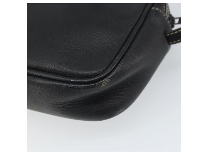 Borsa a Spalla Christian Dior in Pelle Blu Navy Oro Auth ep13236 - vista 15
