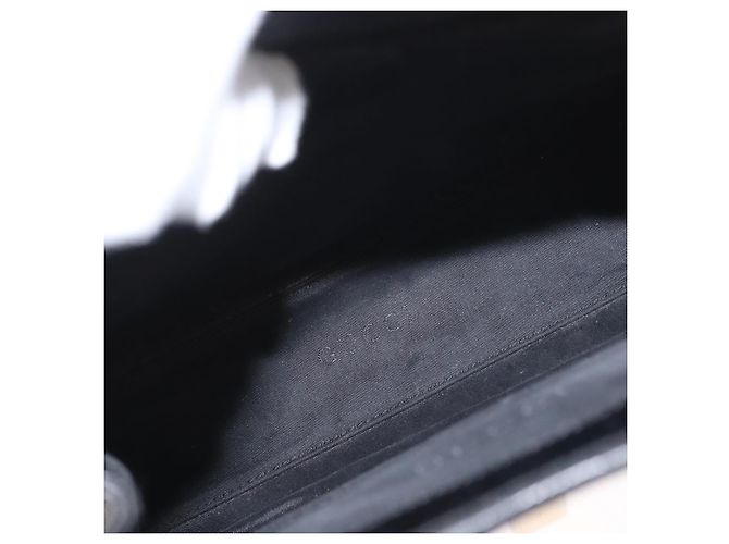 Borsa a mano GUCCI Jackie in pelle nera argento 002 1065 Auth ep13198 Nero - vista 11