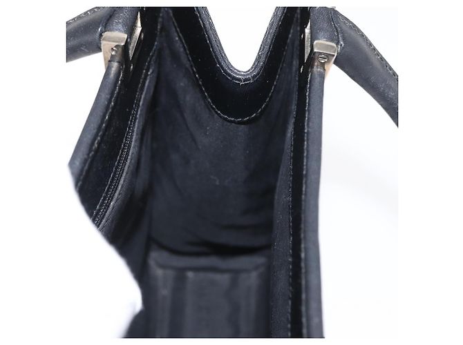 Borsa a mano GUCCI Jackie in pelle nera argento 002 1065 Auth ep13198 Nero - vista 18