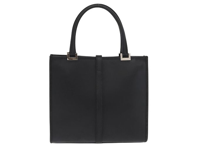 Borsa a mano GUCCI Jackie in pelle nera argento 002 1065 Auth ep13198 Nero - vista 2