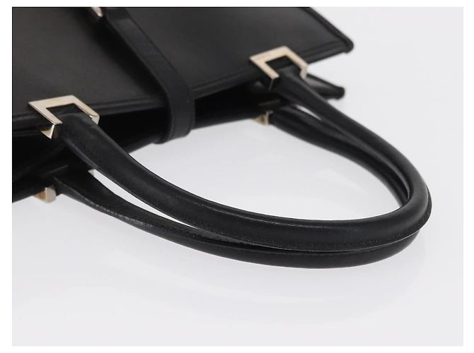 Borsa a mano GUCCI Jackie in pelle nera argento 002 1065 Auth ep13198 Nero - vista 7