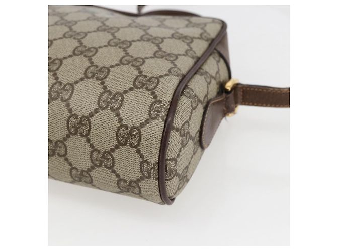 Borsa Sherry Line GG Supreme Web Gucci Beige Oro 001 44 6655 Auth ep13193 D'oro - vista 16