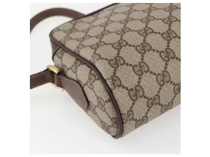 Borsa Sherry Line GG Supreme Web Gucci Beige Oro 001 44 6655 Auth ep13193 D'oro - vista 17
