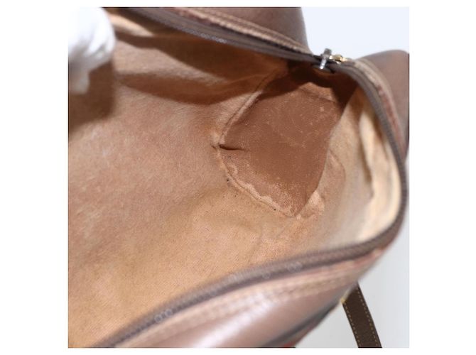 Borsa Sherry Line GG Supreme Web Gucci Beige Oro 001 44 6655 Auth ep13193 D'oro - vista 19