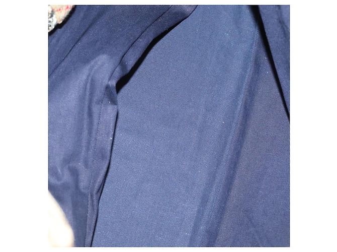 Borsa Tote Burberrys Blue Label in tela 2 in 1 nera Auth BA10126 Nero - vista 12